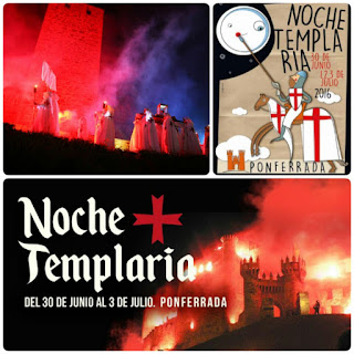 Fiesta de la Noche Templaria de Ponferrada, en León