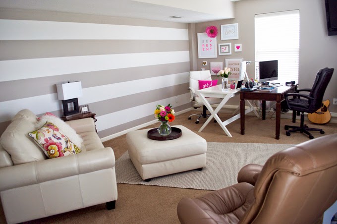 stripe-walls-office-inspiration-pink-pillows