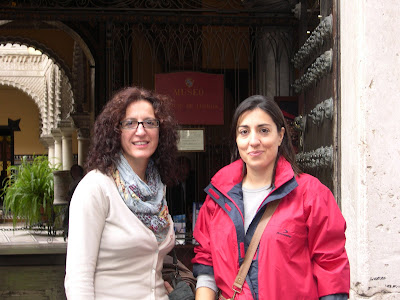 Mónica y Alicia en el Palacio de Lebrija