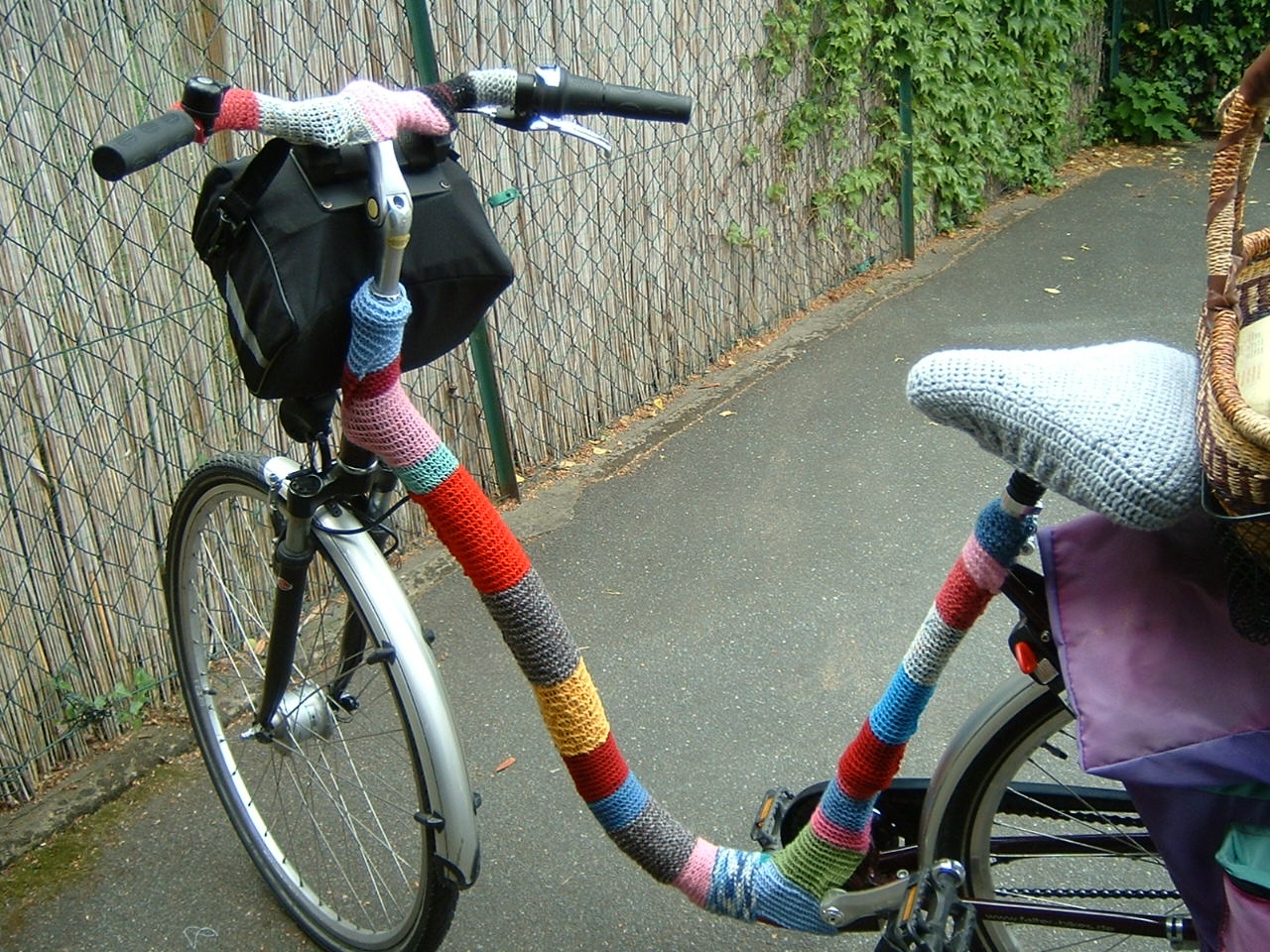HanneloresKreativstudio Ein neues Kleid für mein Fahrrad