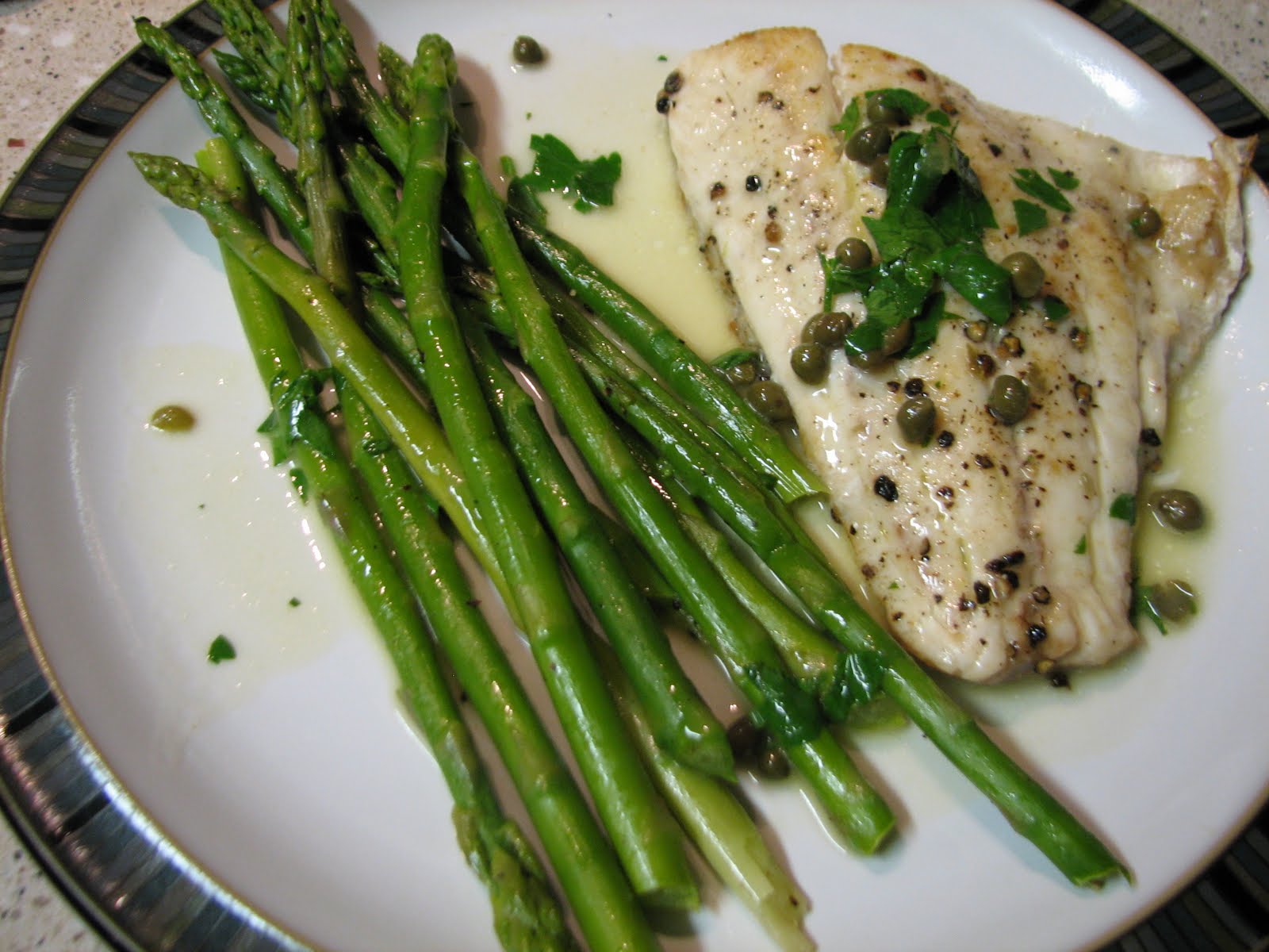 Seasoned with Love Sautéed Striped Bass with LemonCaper sauce