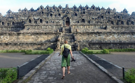 Borobudur Temple Borobudur The World's Largest Buddhist Temple in Yogyakarta, Indonesia