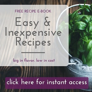 Easy and Inexpensive Recipes e-book