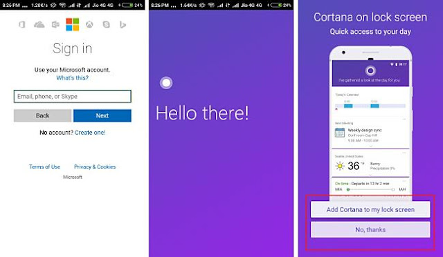 How to install Cortana in Android