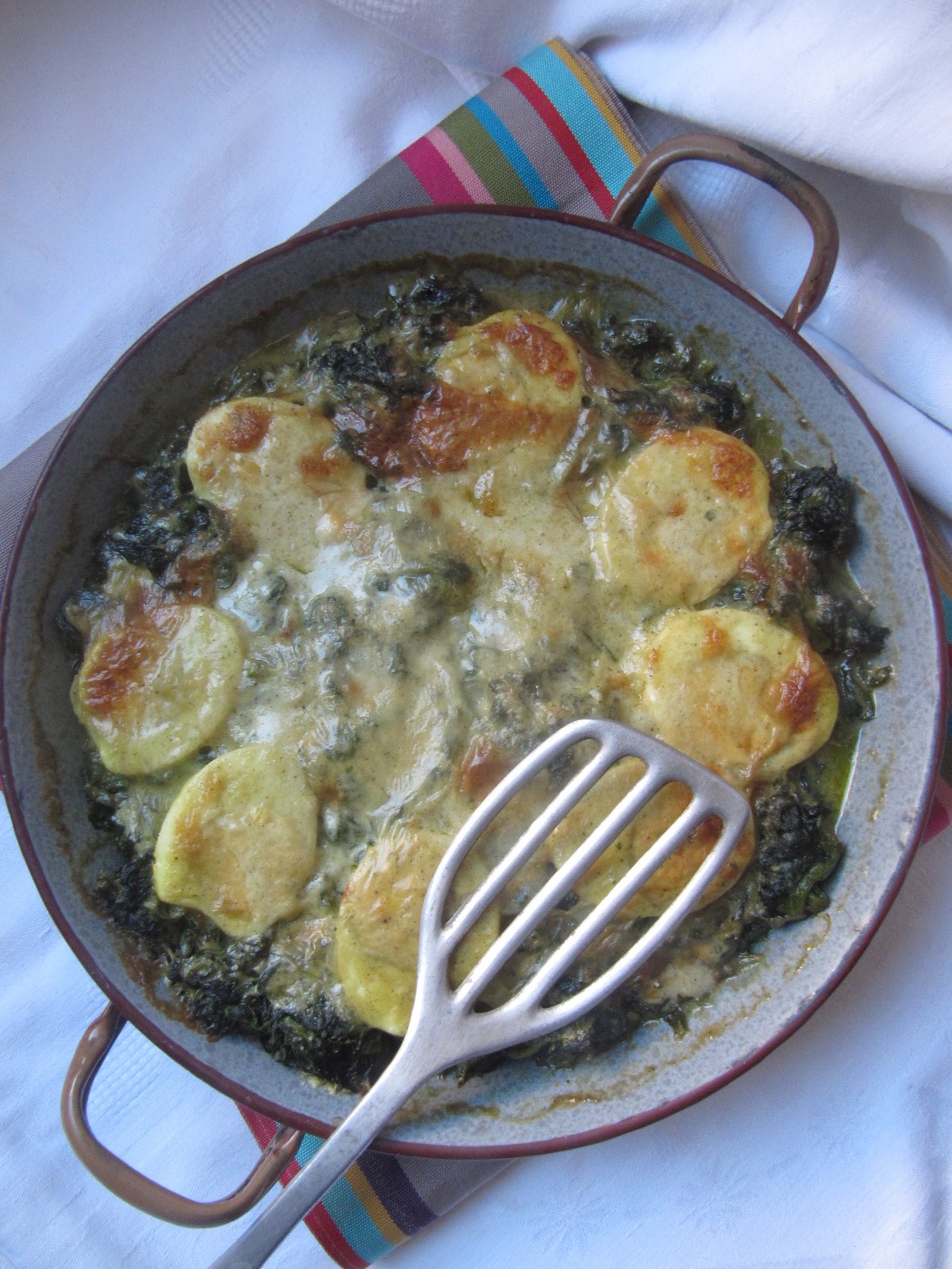 La cuisine d'ici et d'ISCA: Epinards aux oeufs