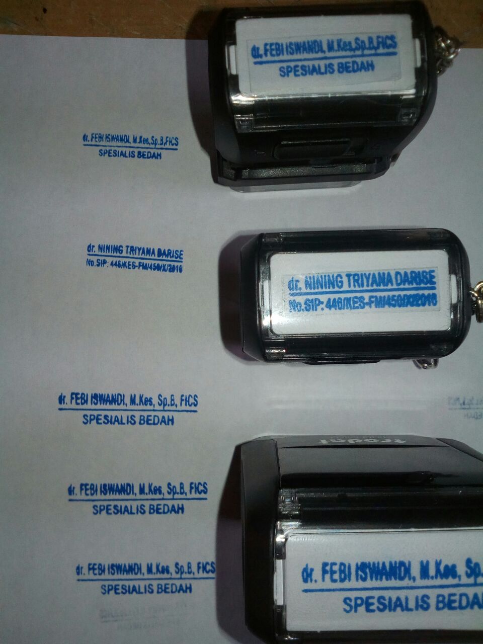 Medika Stempel Stempel Dokter, Stempel Perawat, Stempel