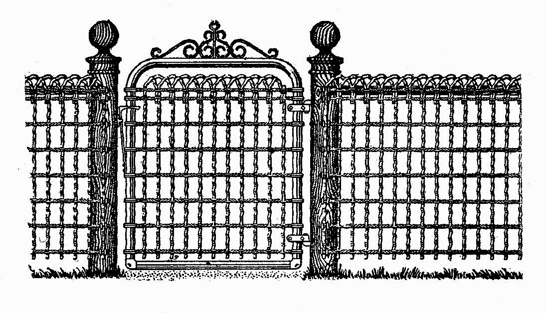 clipart gate fence - photo #14