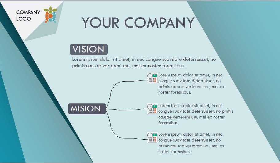 Simple Company Profile PowerPoint Template Free Download 