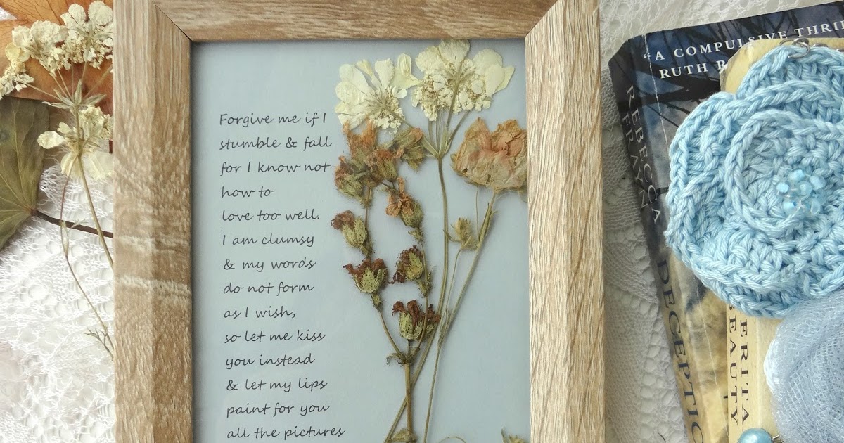 Little Treasures Framed Poem DIY unique home decor