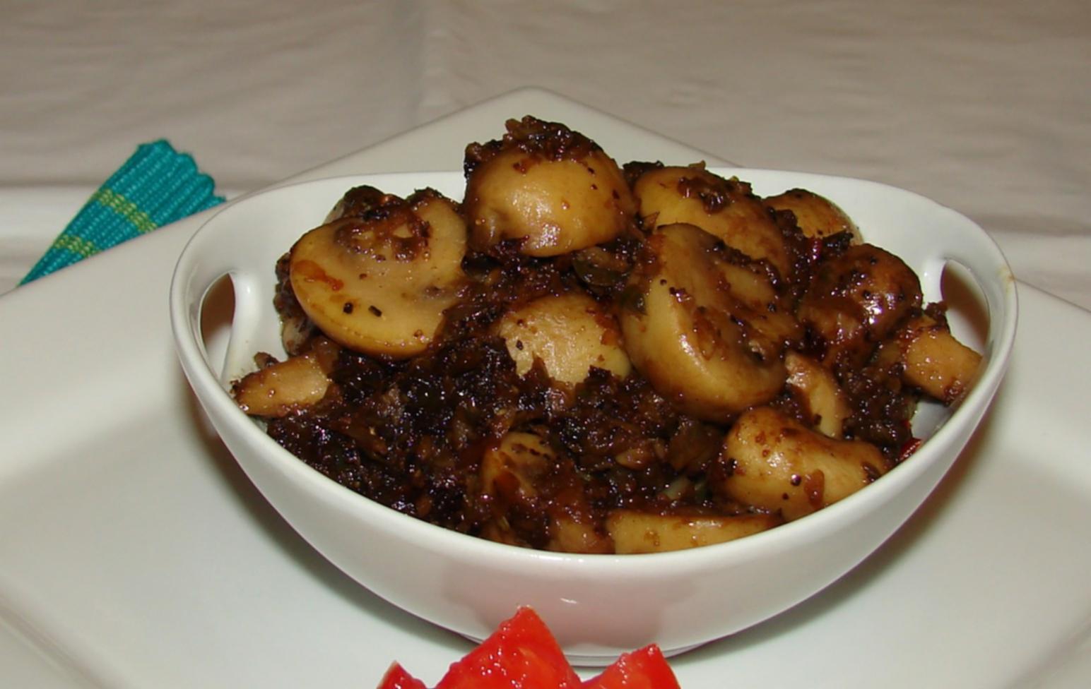 Pepper Mushroom Fry