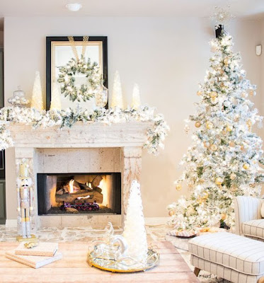Decor Bazaar Best Fireplace Christmas Decorations From Pinterest