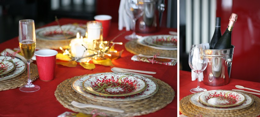 Mesa navideña de cartón con Elegance Party - Decorar en familia11