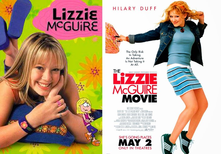 Hilary Duff fue 'Lizzie McGuire' en cine y televisión