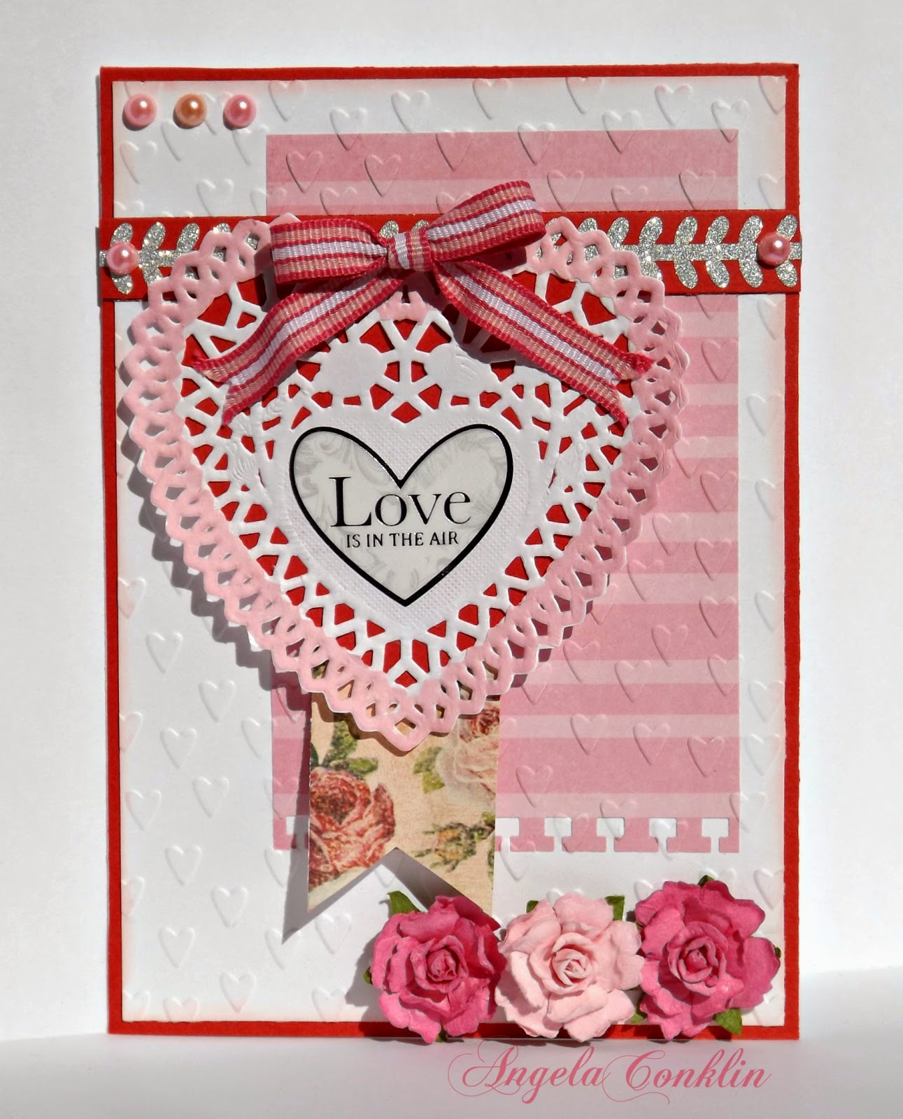 Handmade Valentine's Day Card: Love is in the Air