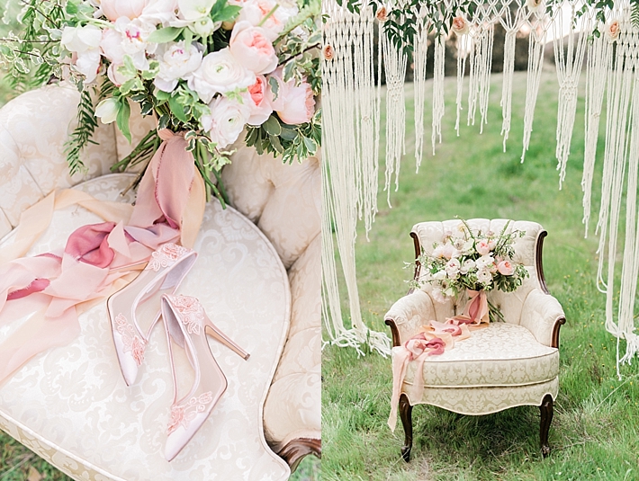 Peachy Spring Blooms Editorial | Southern California Wedding Ideas and ...