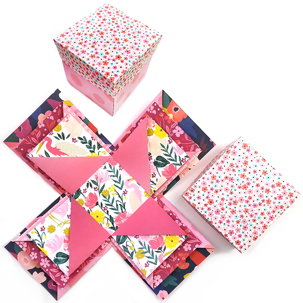 Exploding Box Mini Album with Pockets and Lid by Zsoka Marko | Paige ...