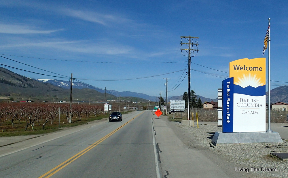 Living the Dream... Thursday, March 31, 2016 (Travel to Nk'mip RV Park