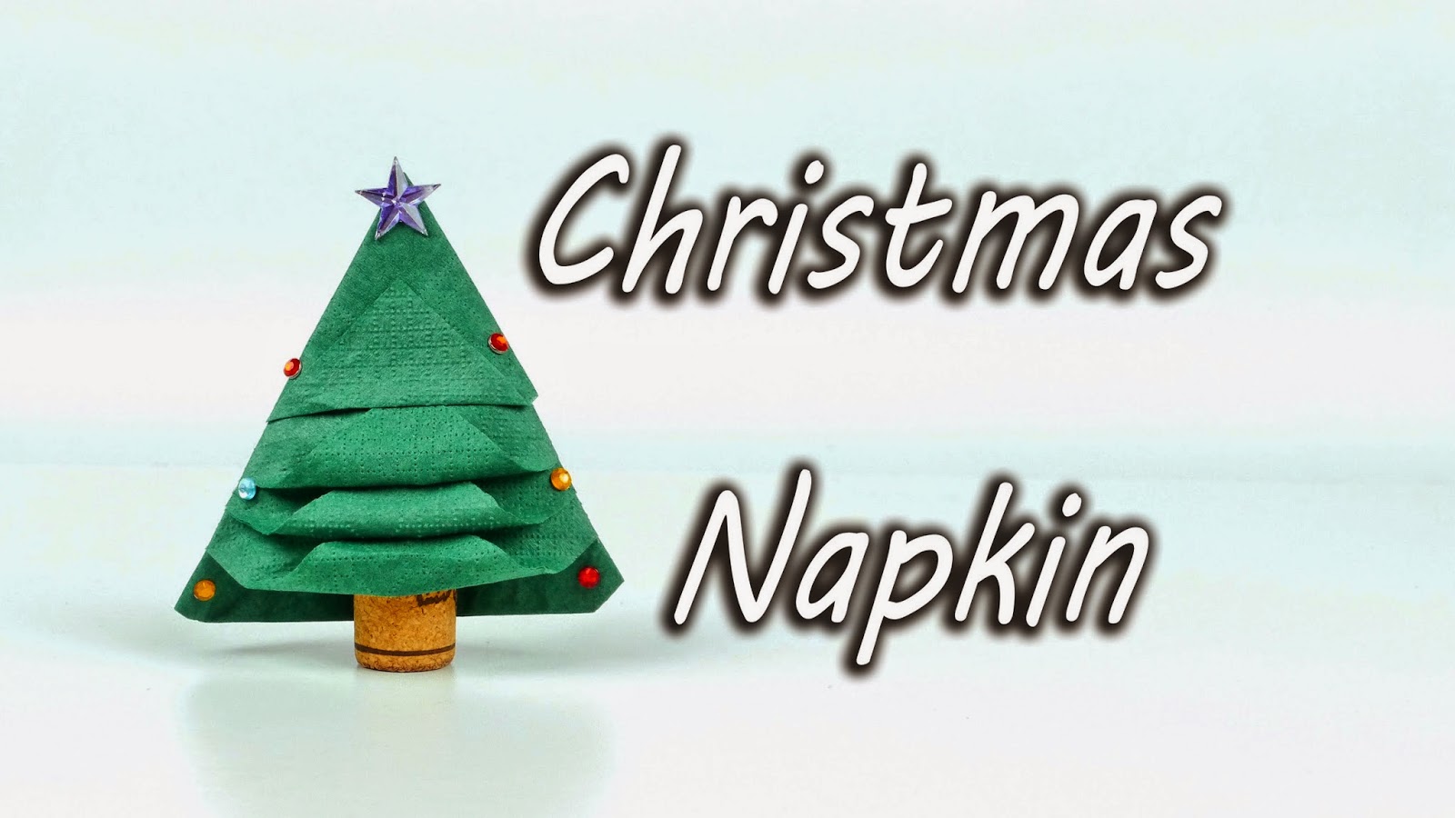 Creative Ideas: How to Make a Christmas Tree Napkin