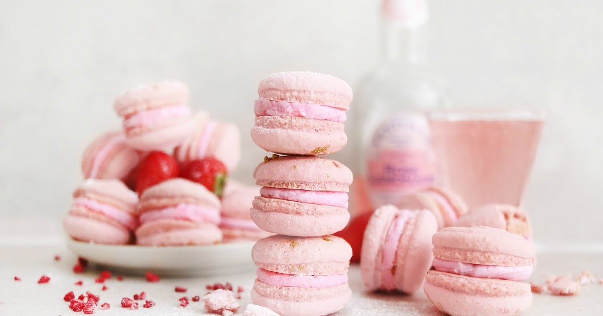 Vegan strawberry lemonade macarons recipe The Little Blog Of Vegan