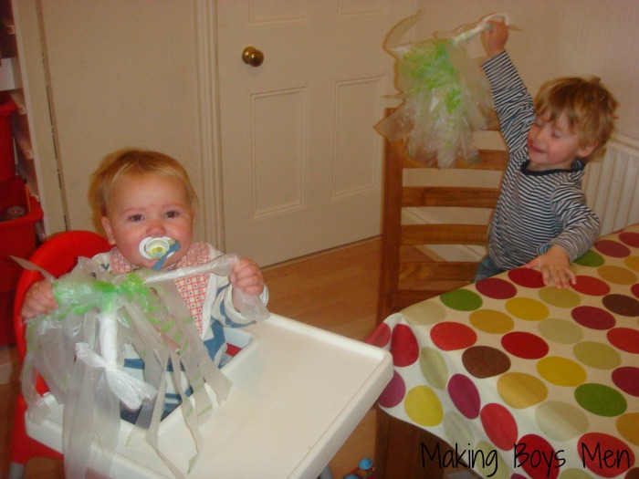 Making Boys Men Things To Do With Plastic Bags and Kids