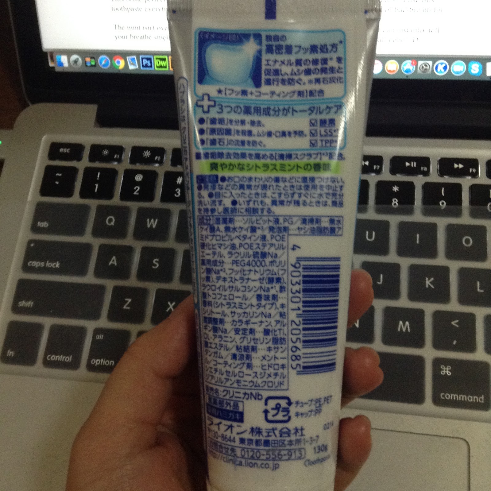 a simple moment My Japanese Toothpaste overview review