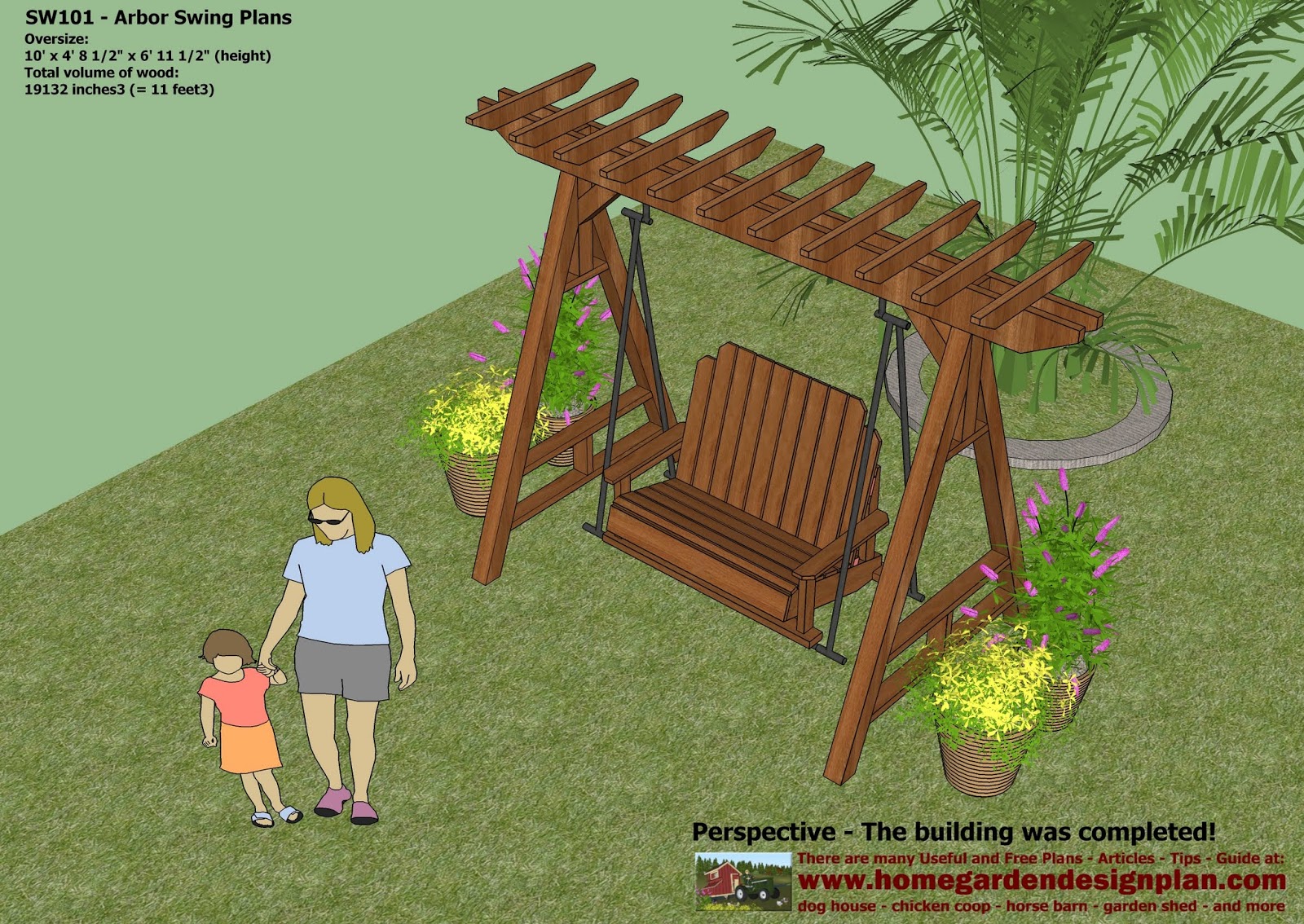  Arbor+Swing+Plans+Construction+-+Garden+Swing+Plans+-+Arbor+Swing
