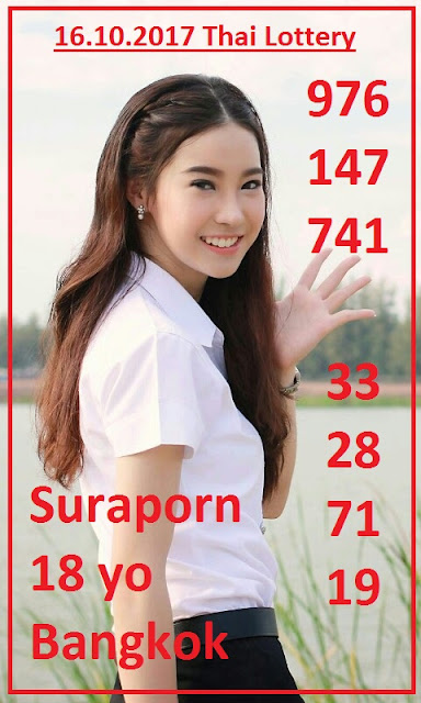Thailand Lottery 1st October 2017 Thailand Lottery Results