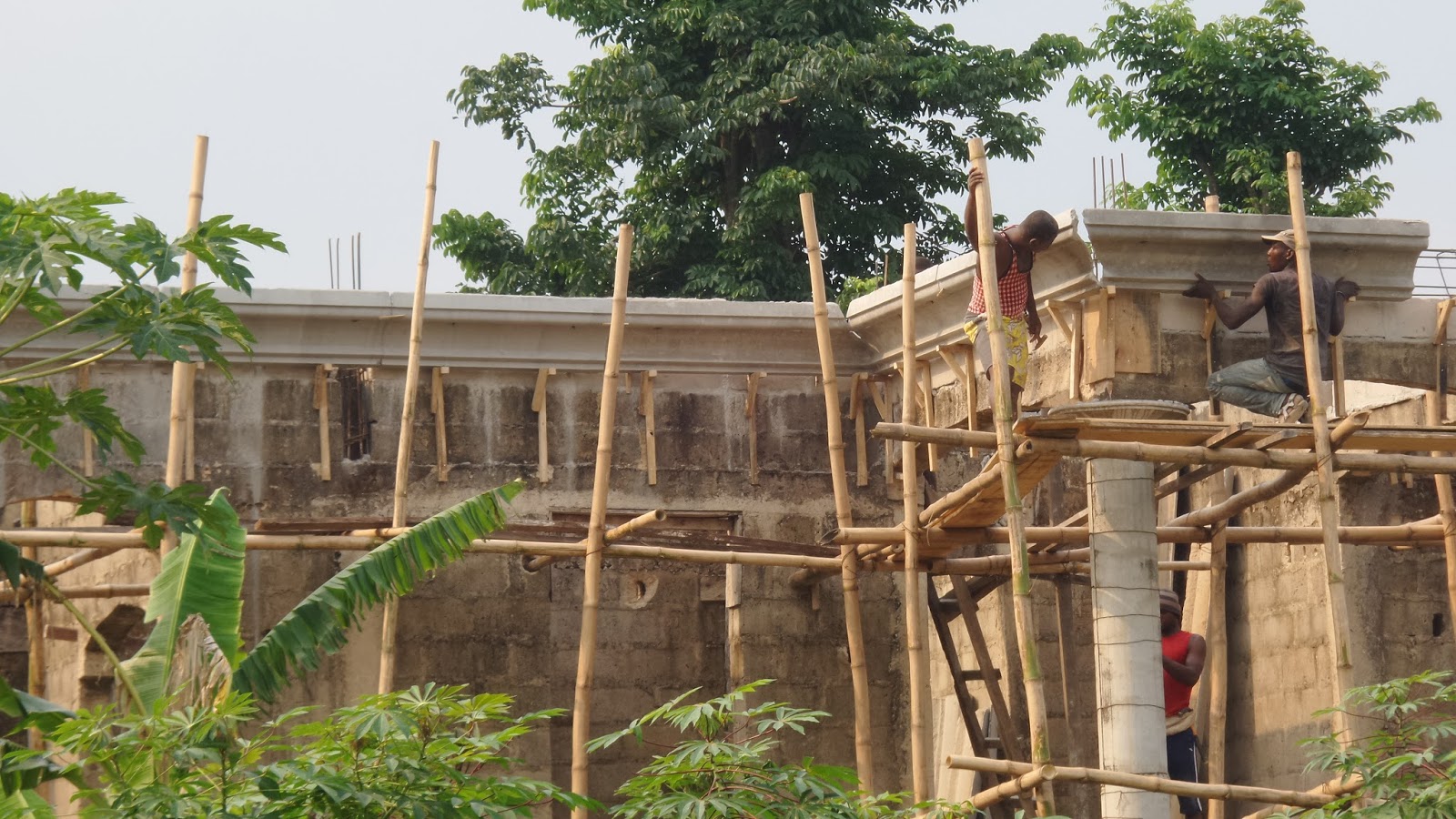These are some of the working pictures of how we continue to make and install many types of parapet facia pre cast in situ cast and many other types