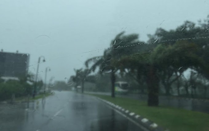 Angin Ribut Kuat & Hujan Lebat Landa Negeri Sabah