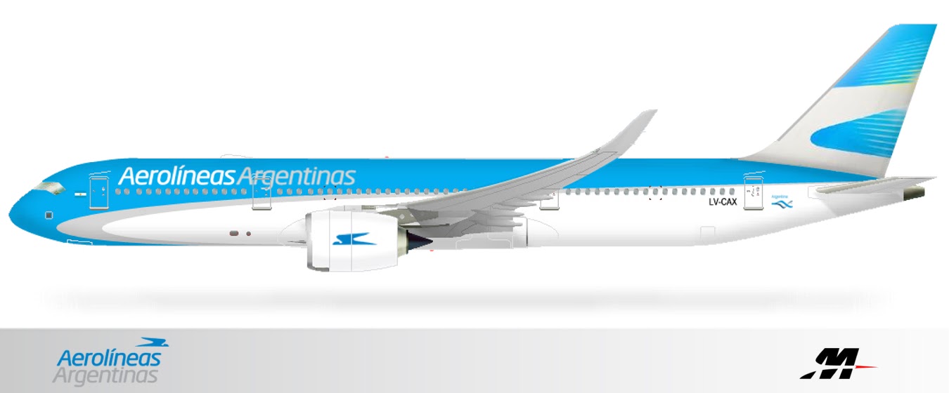 Livery's do Mike: A350 Aerolineas Argentinas