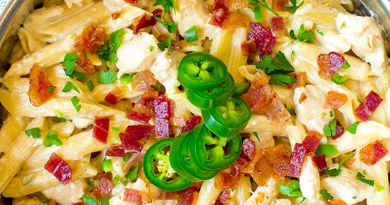 
Jalapeno Popper Chicken One Pot Pasta + Video
-image