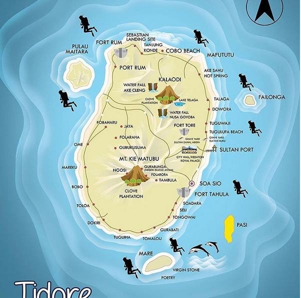 Visit Tidore Island : Terpesona Keindahan Pulau Tidore
