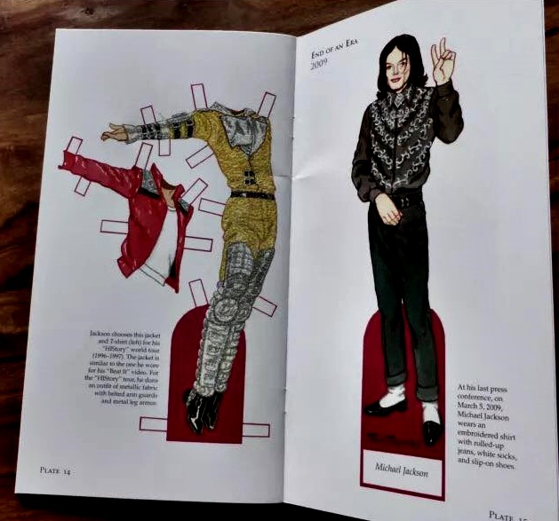 michael jackson paper dolls