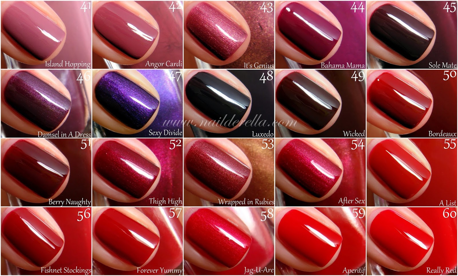 2. Essie Nail Polish Color Swatch Book - wide 3