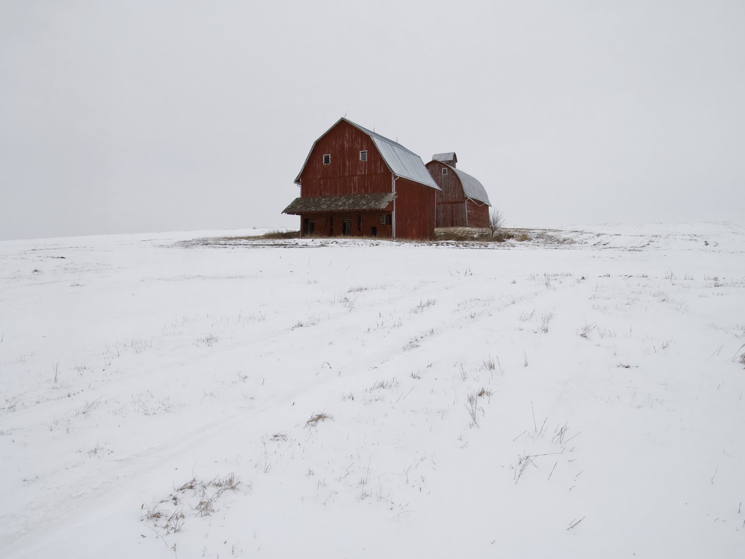 Bur Oak Blog Iowa Farm in Winter