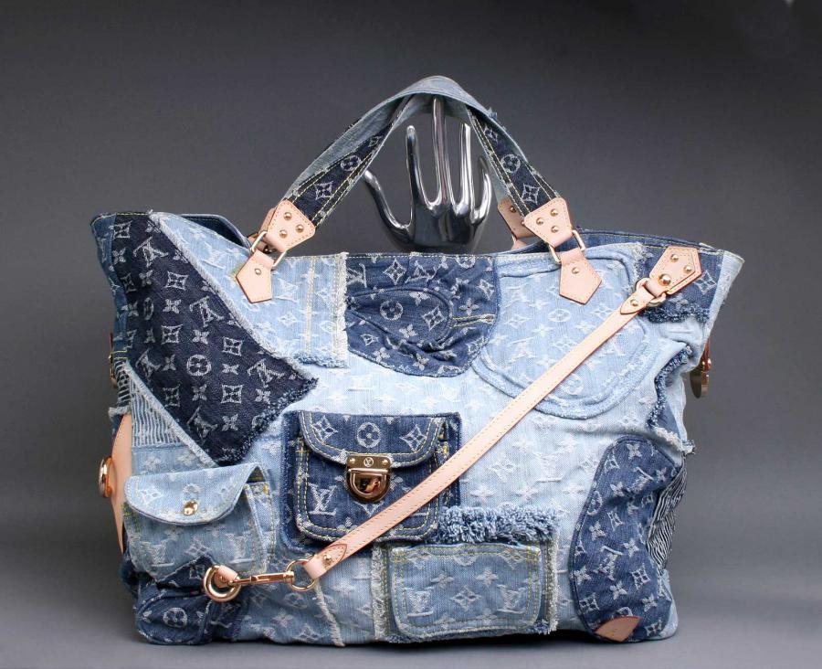 LV Blast from the Past: Monogram Denim Patchwork Cabby |In LVoe with Louis Vuitton