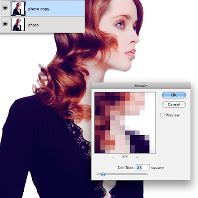 Pixelated Portrait Effect | Its Central Learning Place Editing Photos