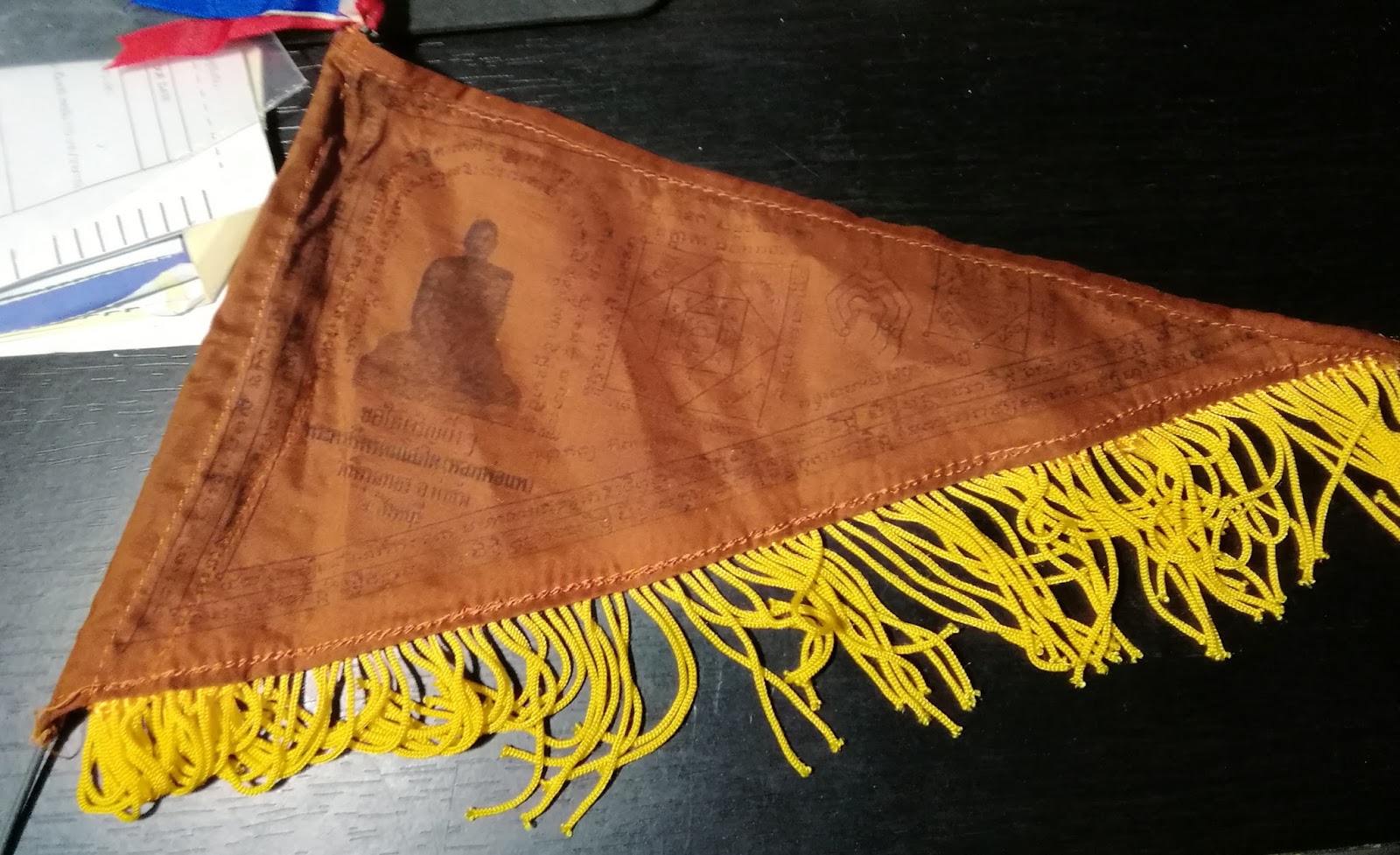 CHAI_AMULET: Pha yant (Flag), LP Pae, Wat Phikul Thong.