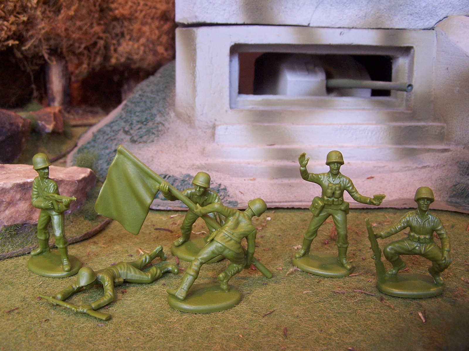 WWII Plastic Toy Soldiers: Introducing the US Marines