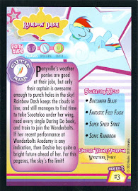My Little Pony Rainbow Dash [Weather Pony] Series 2 Trading Card