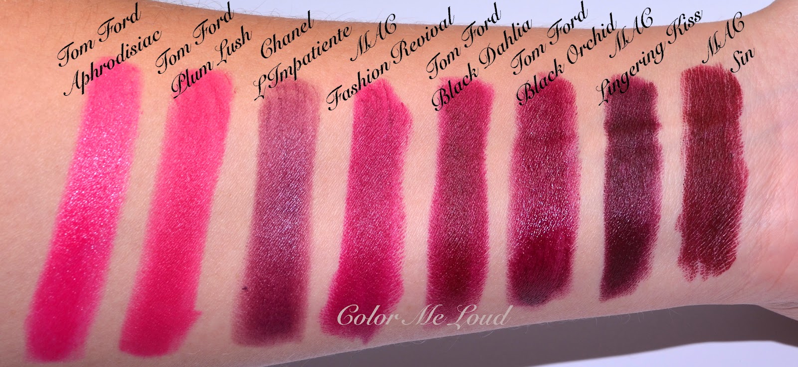Tom Ford Color Matte #05 Lush and Black Dahlia for Holiday 2014 Collection, Review, Comparison & FOTD | Color Me Loud