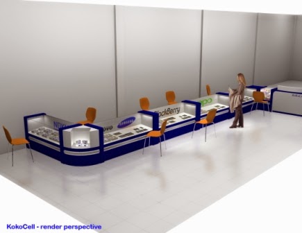 etalase HP display Handphone semarang