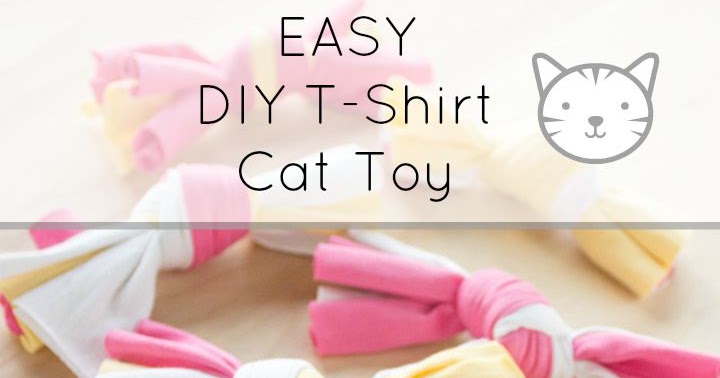 Repurposing T-Shirts into a DIY Cat Cave and Handmade Cat Toys