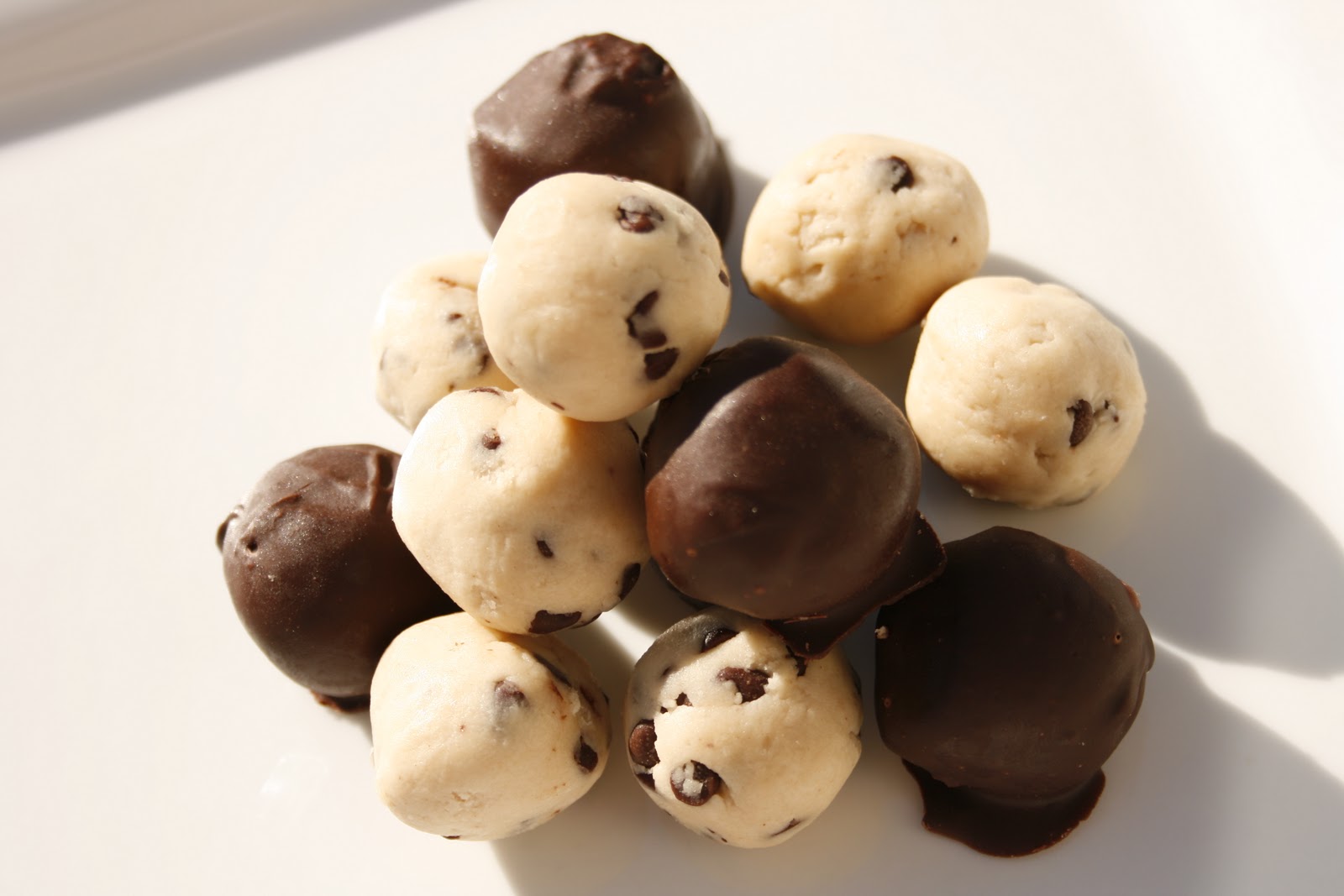 Laura's Sweet Spot Chocolate Chip Cookie Dough Truffles
