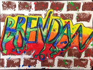 Mrs Nicholas S Art Blog 6th Grade Graffiti Name Design