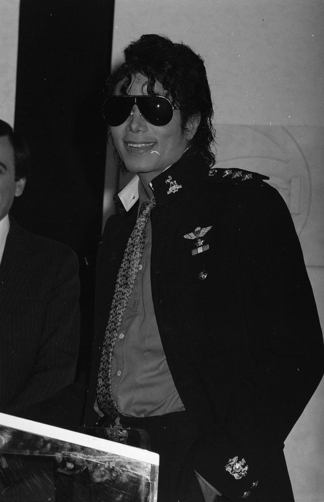 Michael Jackson LAX in Los Angeles California 1986