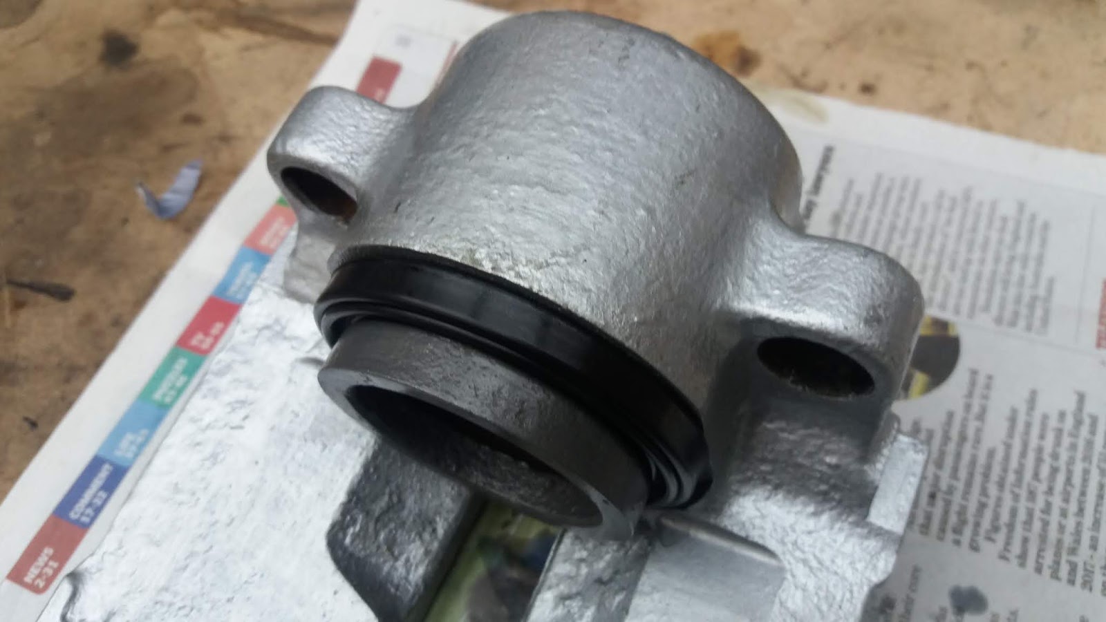 Terry's AK Cobra Project Brake caliper reconditioning