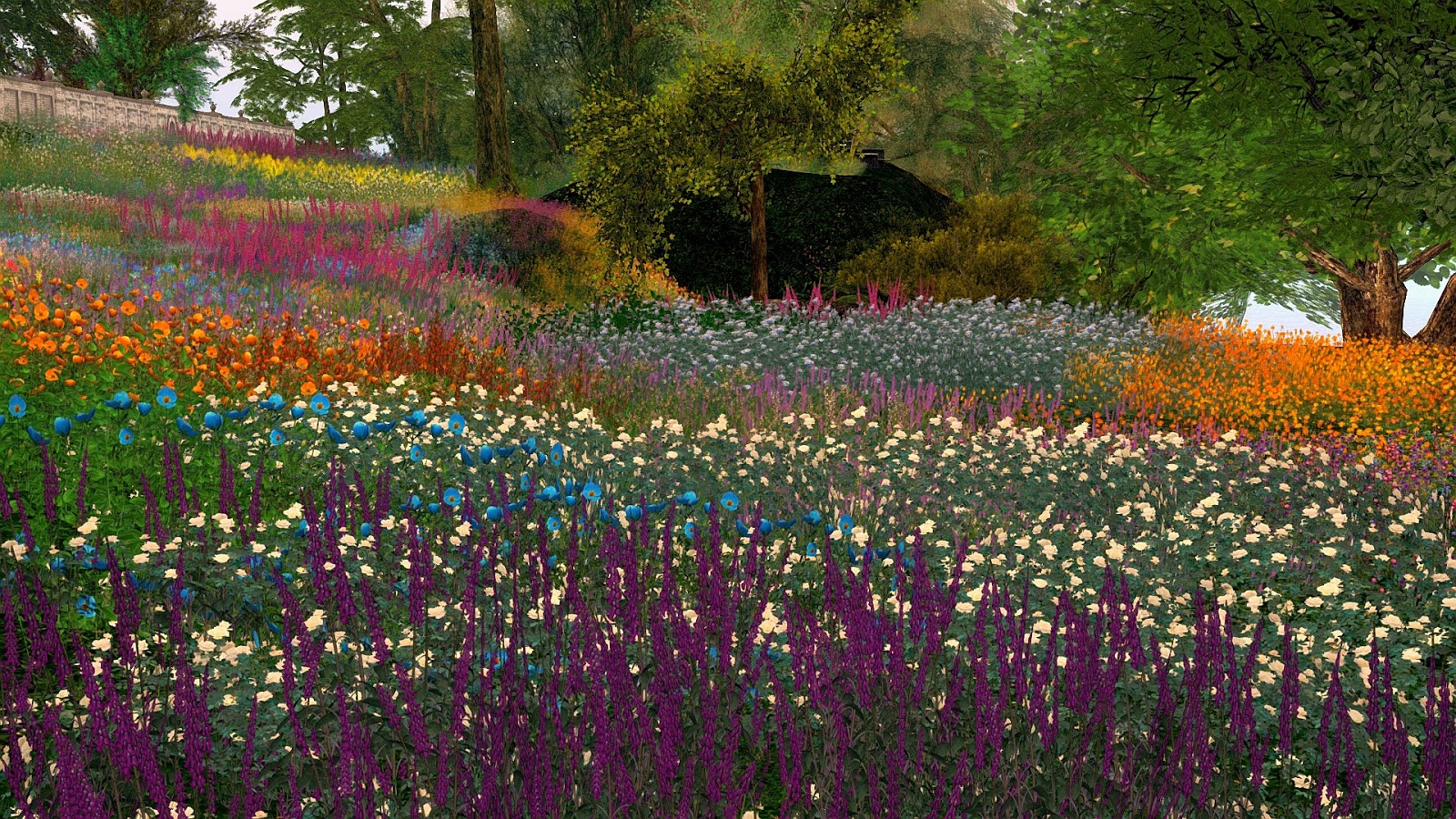 Echt Virtuell Das Blumenfeld auf Ode