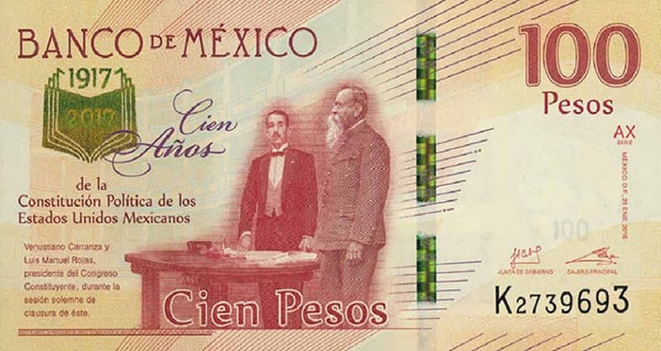 Самые красивые банкноты мира 2020 100 песо