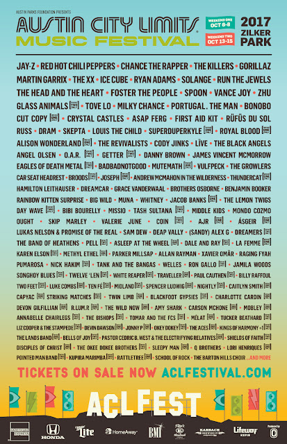  ACL Festival Lineup